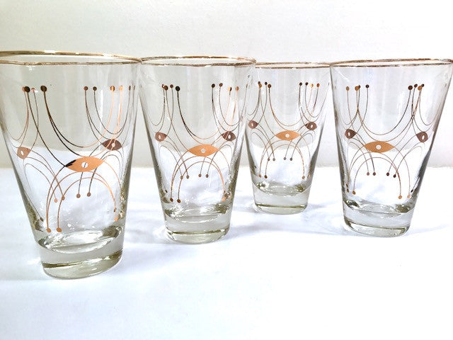 Libbey Mid-Century Adagio Glasses (Set of 4)