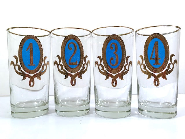 Libbey Mid-Century Crown Collection - Numero (Set of 8 Glasses)