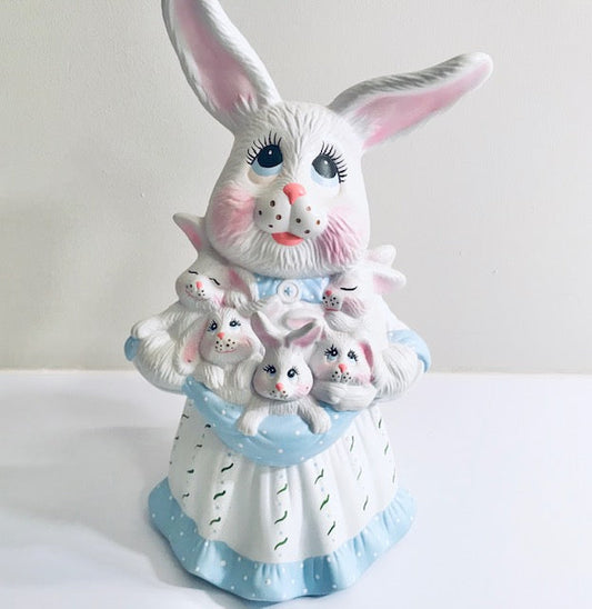 Mrs. Peter Cottontail Ceramic Figure